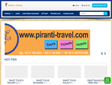 Tablet Screenshot of piranti-travel.com